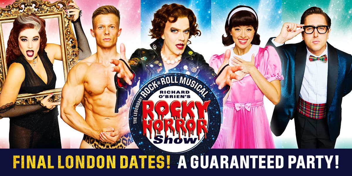 Hero image for homepage featuring The Rocky Horror Show
