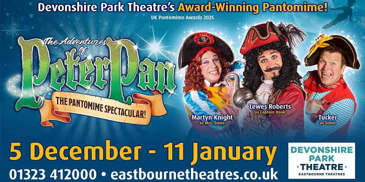 Hero image for homepage featuring Peter Pan