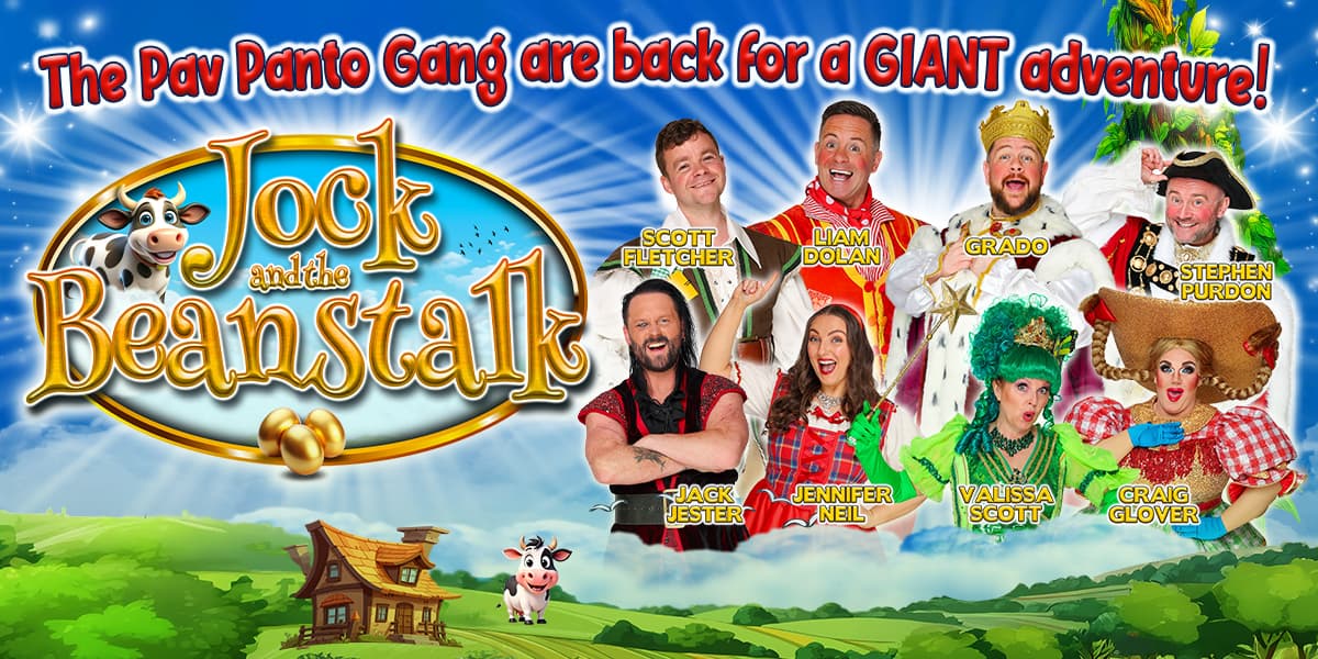 Hero image for homepage featuring Jock and the Beanstalk